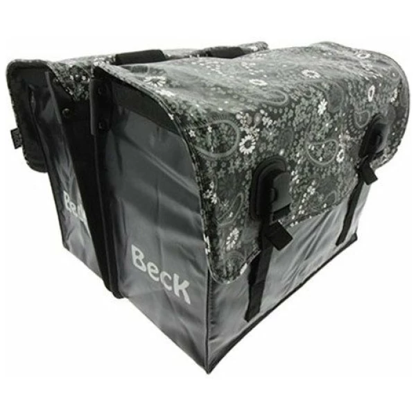 Beck Dubbele Fietstas BIG 65L - Blackish Pattern - Afbeelding 2