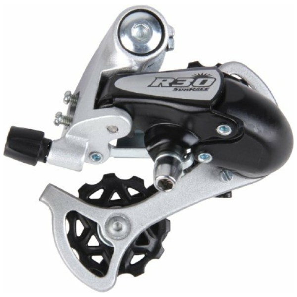 Sunrace achterderailleur 6/7v korte kooi boutbev. R30 blister - Afbeelding 2