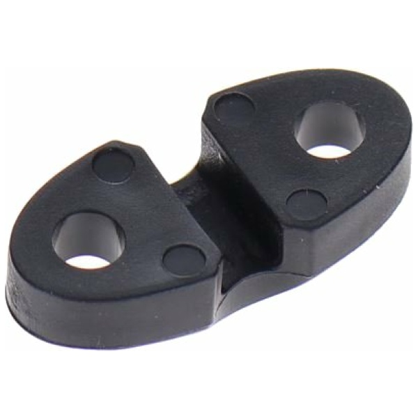 Alpina Spatbordstang Klemstuk PVC Zwart - Afbeelding 2