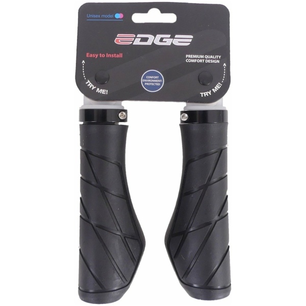 Edge Urban Handvatset - 135/135mm - Met Lockring - Zwart