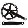 Crankstel Spieloos 44 Tands Crank Lengte 170mm Zwart Aluminium Zwart
