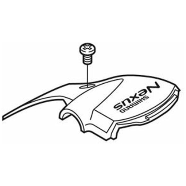 Shimano Afdekkap SB-8S20 + bout Nexus 8v ZILVER - Afbeelding 2