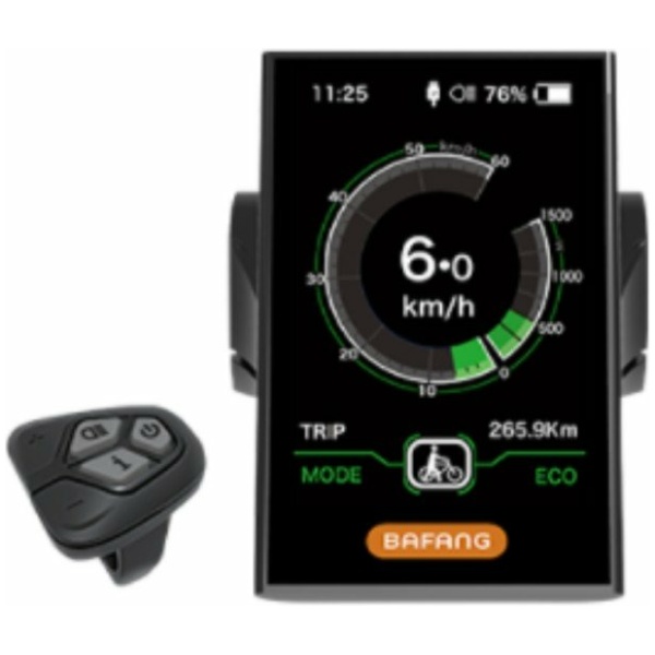 Bafang DP-C18 Display Zwart UART