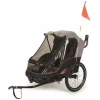 Bobike 2 in 1 Fietskar 2-Kinderen - Zwart/Grijs Grijs - Afbeelding 9