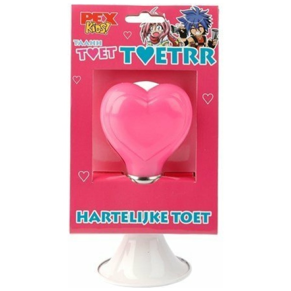 Pex BEL TOETER KIND KIDS MILA HARTJE OP KAART Wit/Roze