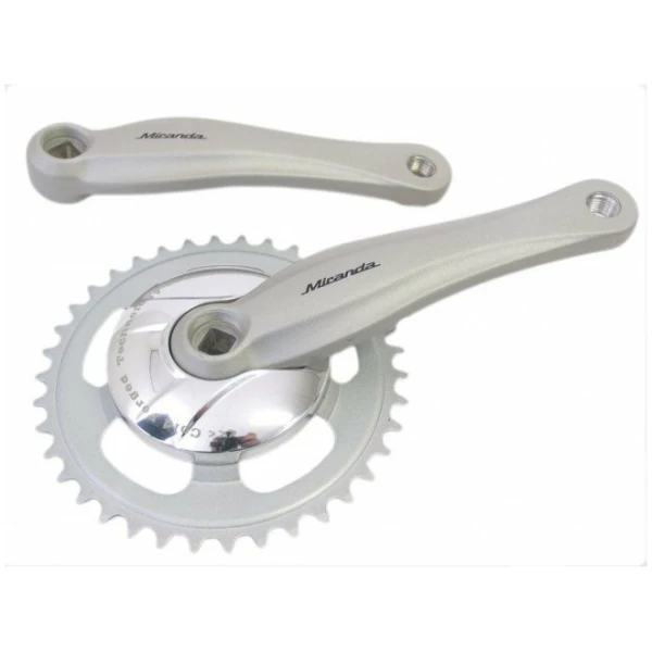 Miranda Crankstel 38 Tands 170mm Beta (Gazelle) - Zilver