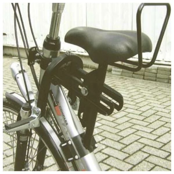 Velo Zadel op Buis Damesfiets Monobuis Model 4 - De Ideale Oplossing voor Ouder en Kind Black