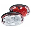 Simson Led set voor & achter wit/rood incl.batt.020757