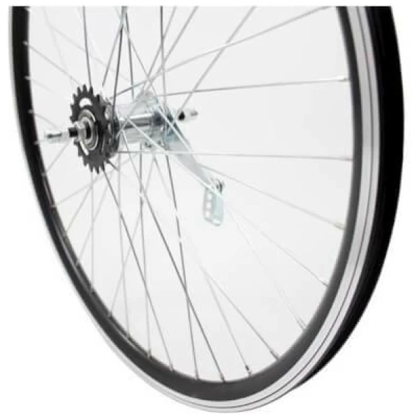 Kruitbosch ACHTERWIEL 26x 1.75 (47-559) HOOG VELG KT REMNAAF ZWART