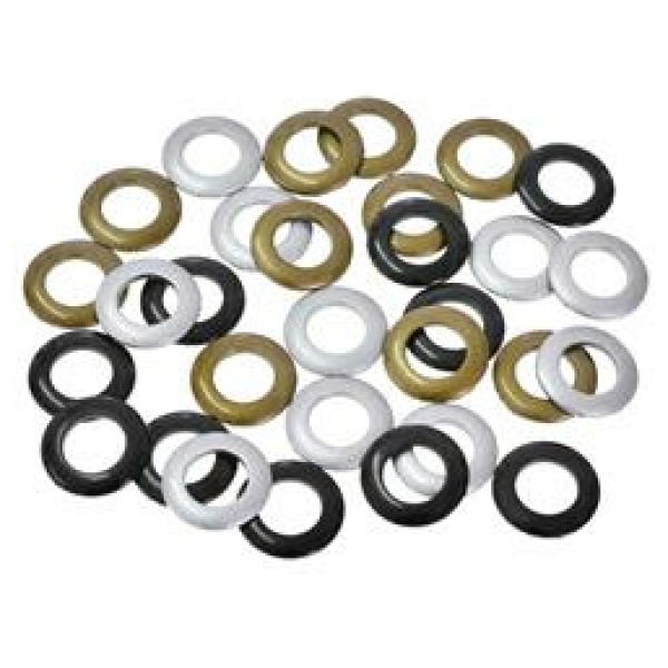 Magura Set Afdekringen: Zilver en Zwart (Open Ring) tot MJ - Per Stuk