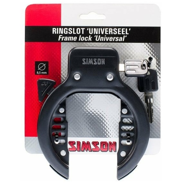 Simson Ringslot Normaal Ø80mm - 020856 Zwart