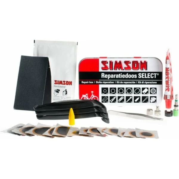 Simson reparatiedoos Select op kaart Rood|Zwart - Afbeelding 2