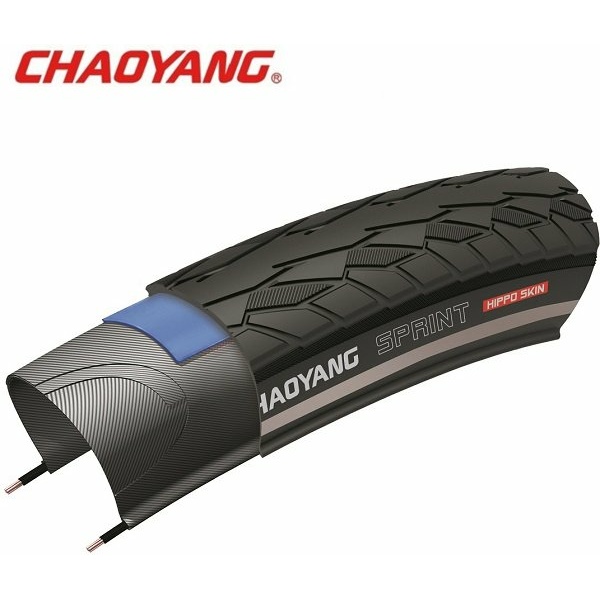 Chaoyang SPRINT 28x1 1/2 (40-635) Zwart Reflex Draadband met Kevlar-Floc Anti-Lek