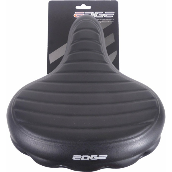 Edge Fietszadel Urban XL Wave - Zwart