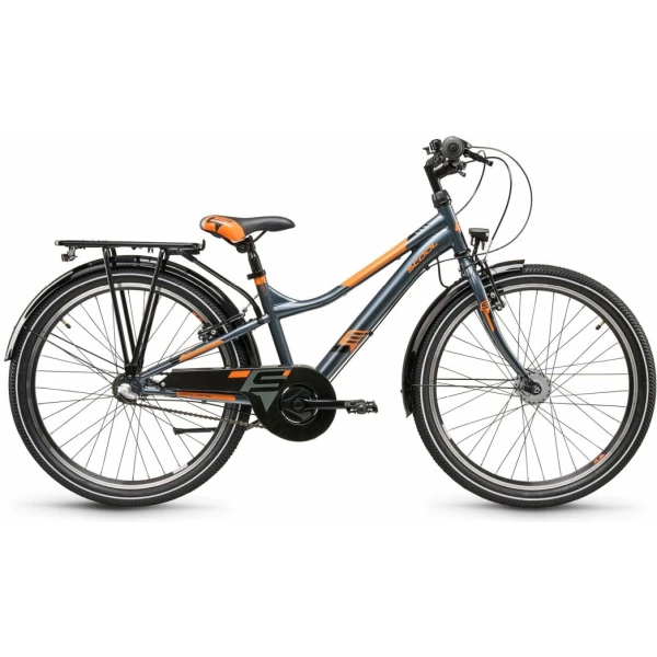 Scool Urban steel ltd 24 3-Speed Dark Grey/Orange Mixed 2025