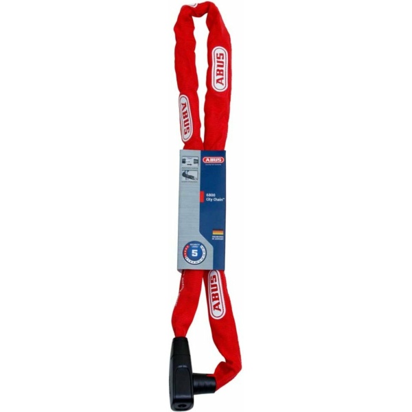 Abus CityChain Kettingslot Ø6mm 110cm - Rood