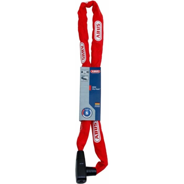Abus CityChain Kettingslot Ø6mm 110cm - Rood