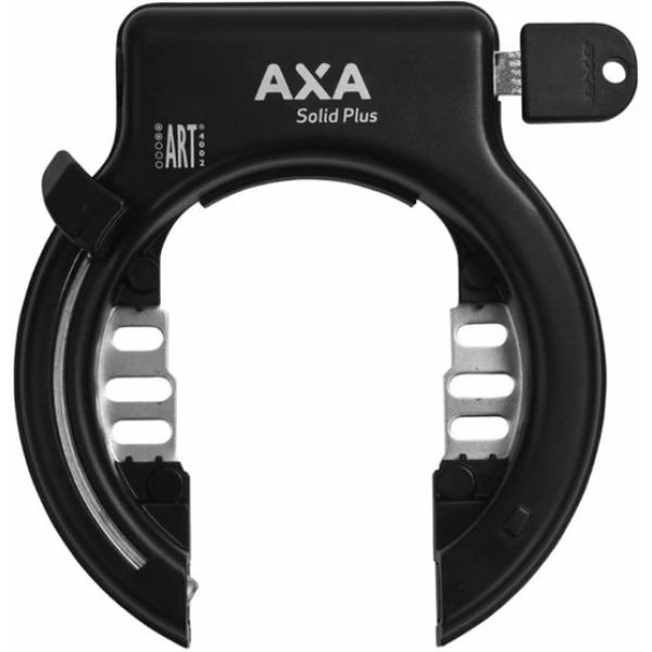 Axa Veiligheidsslot Solid Plus op Blister ART** geschikt voor insteek ketting Zwart - Afbeelding 3