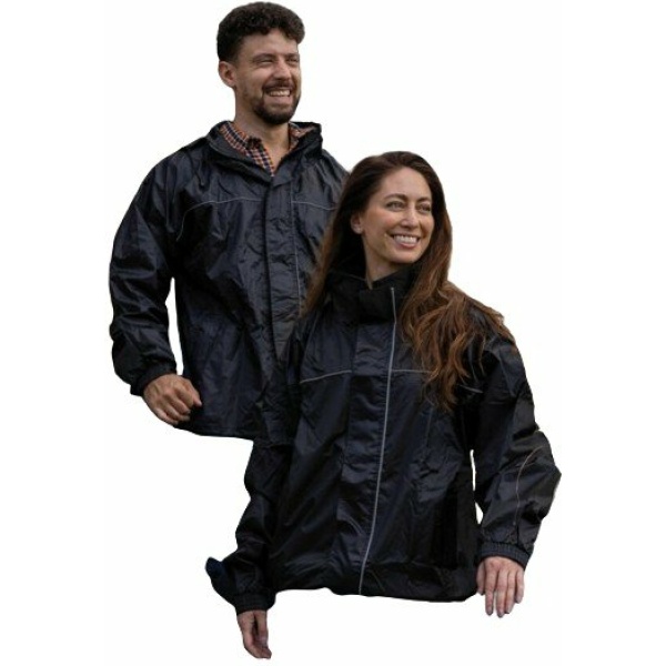 Mirage Rainfall Regenjas Luxury (Meneem prijs geen retour & garantie) Zwart - Afbeelding 3