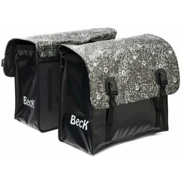 Beck Dubbele Fietstas BIG 65L - Blackish Pattern - Afbeelding 3