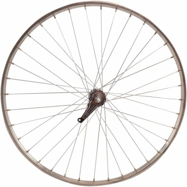 WIEL ACHTER 28X1 3/8 - 22-622 ST32 RVS SHIMANO REMNAAF RVS SPAAK INCL. TANDWIEL