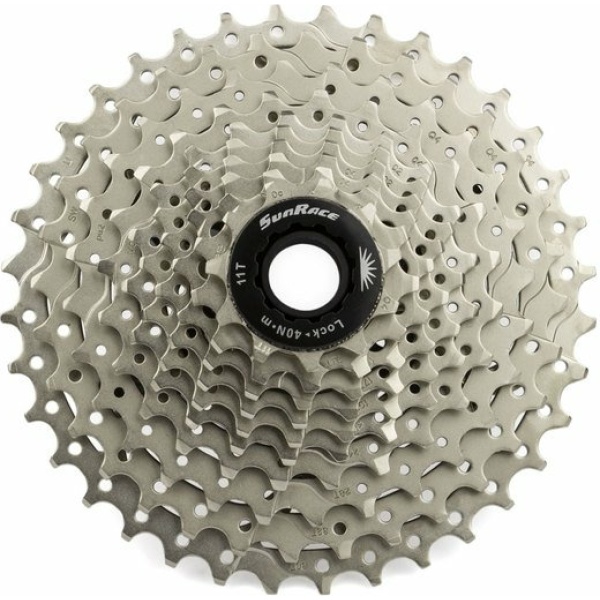 Sunrace Cassette CSMS1 10 speed - 11-36 tands - metalic Zilver