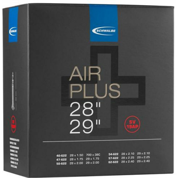 Schwalbe Air Plus Binnenband 28 x 1.50-2.50" FV 40mm - Zwart