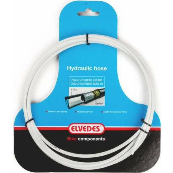 Elvedes Schijfrem Hydro Slang 3 meter WIT