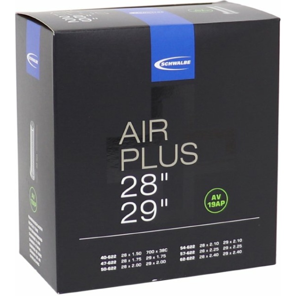 Schwalbe Air Plus Binnenband 28/29 x 1.50-2.40" AV 40mm - Zwart