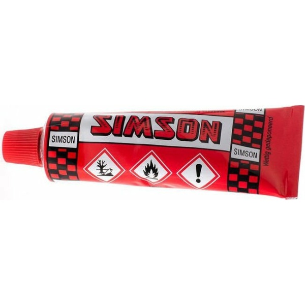Simson Reparatie solutie 30ml op kaart 020540 Rood|Zwart