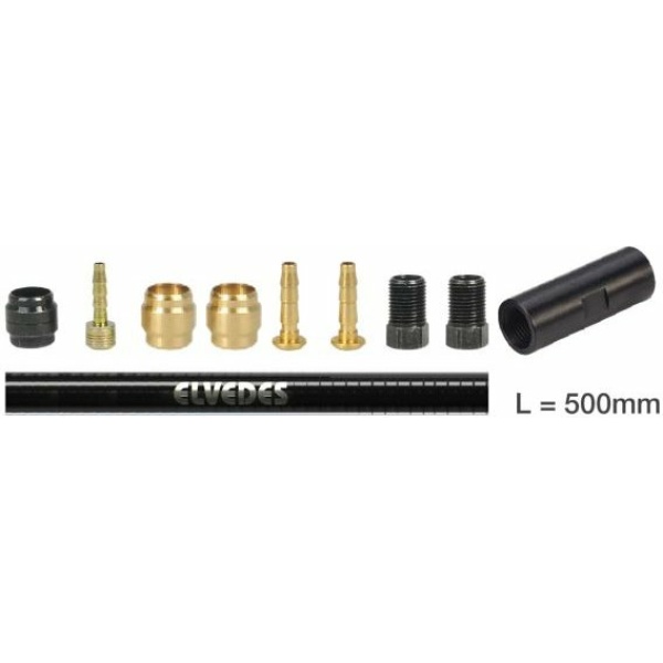 Elvedes Verleng Kit Remleiding tbv. Magura - Zwart