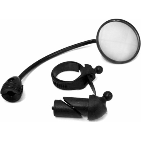 Busch & MÜller SPIEGEL B&M CYCLE STAR FIETS LANG 60MM ZW Zwart - Afbeelding 2