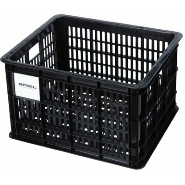 Basil Fietskrat 29.5L - MIK Zwart