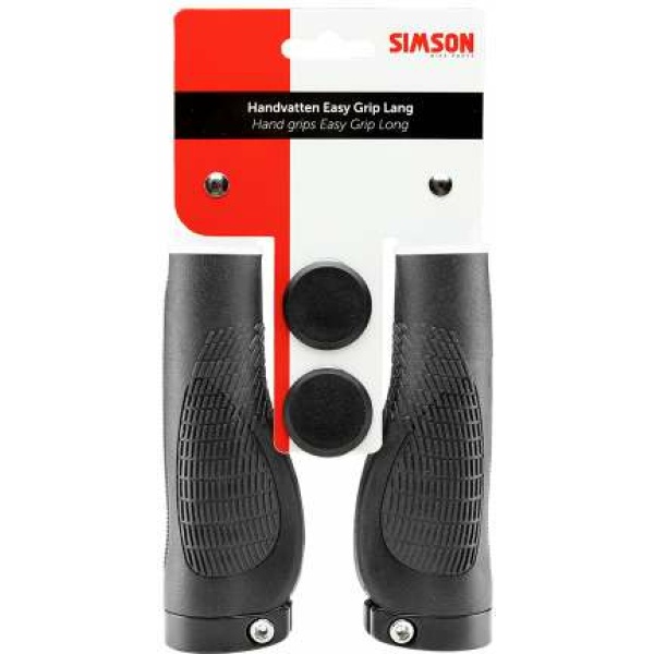 Simson Handvatten Easy Grip Lang Zwart
