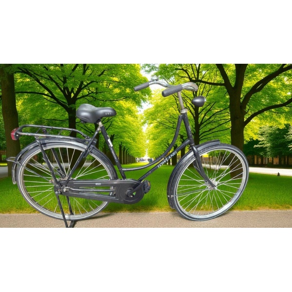 Lowland Nostalgie Deluxe KT Remnaaf Zwart Dames