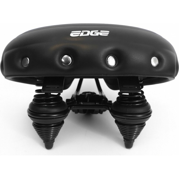 Edge Fietszadel Urban XL Wave - Zwart