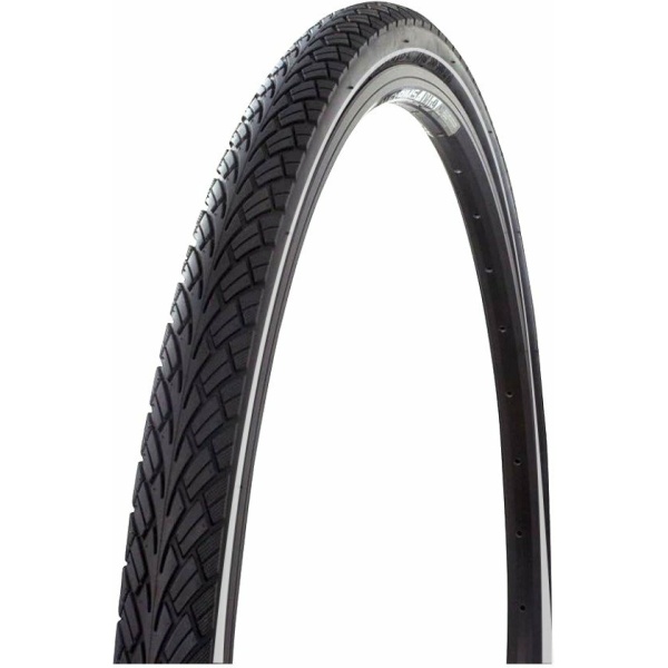 Vee Rubber City buitenband, zwart met reflectie, 28x1.60 , ETRTO 42-622