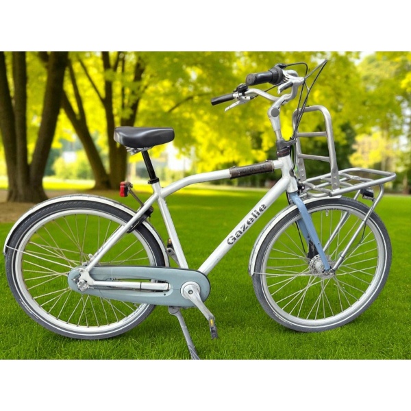 Gazelle Worker Nexus 3 Handrem Naafdynamo Zilver Heren