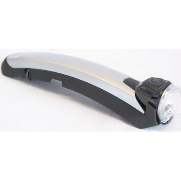 Gazelle Koplamp Fenderlight naafdynamo Chroom|Zwart
