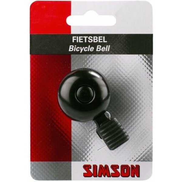 Simson Mini Fietsbel Ø32mm Aluminium - Black