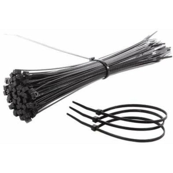 Mirage Kabeldeel binder 390 x 4,8mm werkplaats PER STUK Zwart