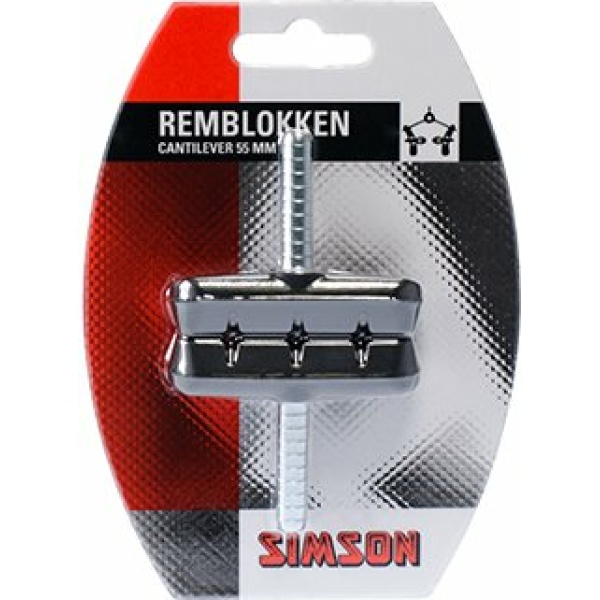 Simson Cantilever remschoen 55 mm Shimano compatible 2 stuks