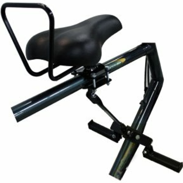 Velo Zadel op Buis Damesfiets Oversized Model 3 (Dubbele Buis) Black - Afbeelding 2