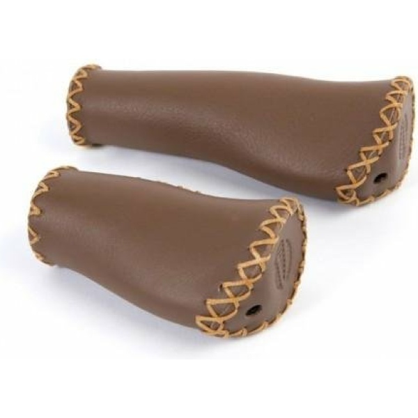 Velo handvatten leer ergo 92/135mm donker bruin
