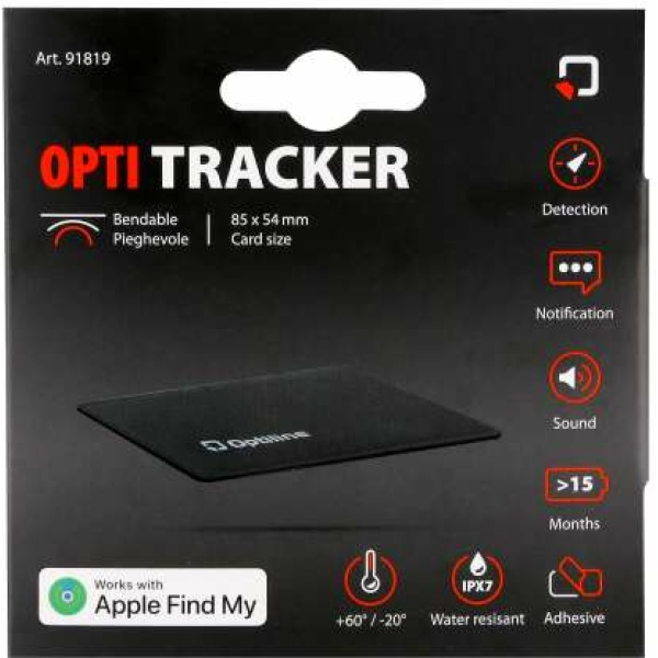 Optiline Tracker Flex, Ultra-thin foldable adhesiv