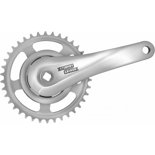 Sturmey Archer S608 Crankstel 38T 170mm Nexus - Zilver