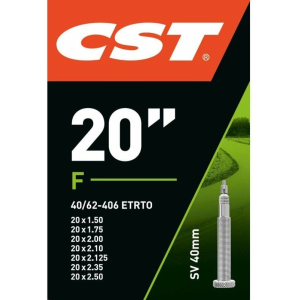 Cheng Shin Tyre CST Binnenband 20 x 1.75 / 2.125 40mm Frans Ventiel Zwart