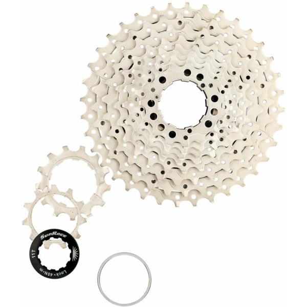 Sunrace Cassette CSMS1 10 speed - 11-36 tands - metalic Zilver