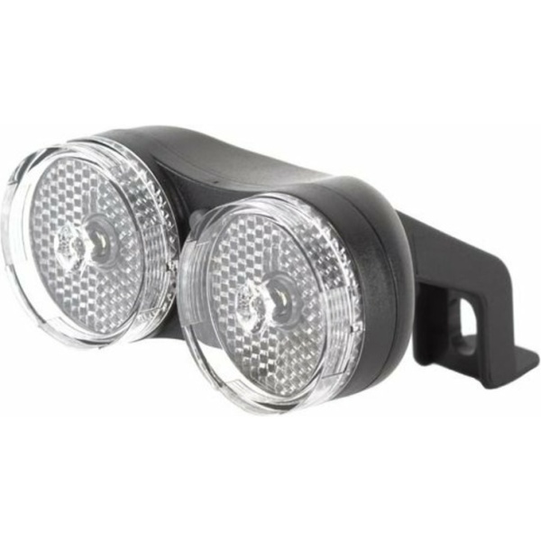 Ikzi Koplamp Dobbel 2xAAA - Zichtbaar tot 1000 Meter Zwart