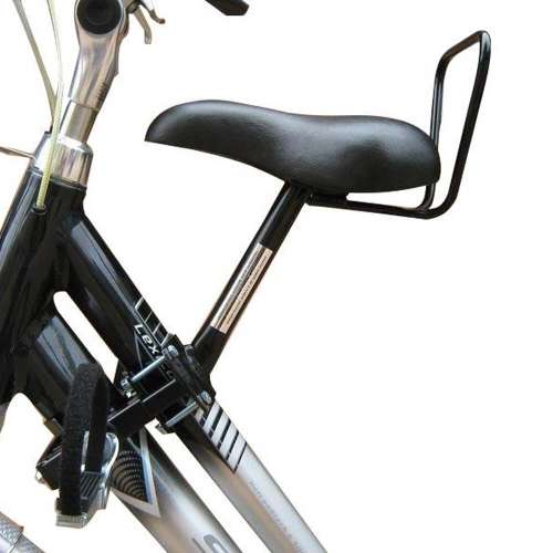 Velo Zadel op Buis Damesfiets Oversized Model 3 (Dubbele Buis) Black - Afbeelding 3